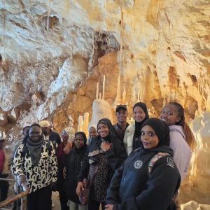 Students and lecturers from the State University of Zanzibar (SUZA), currently in Romania for a